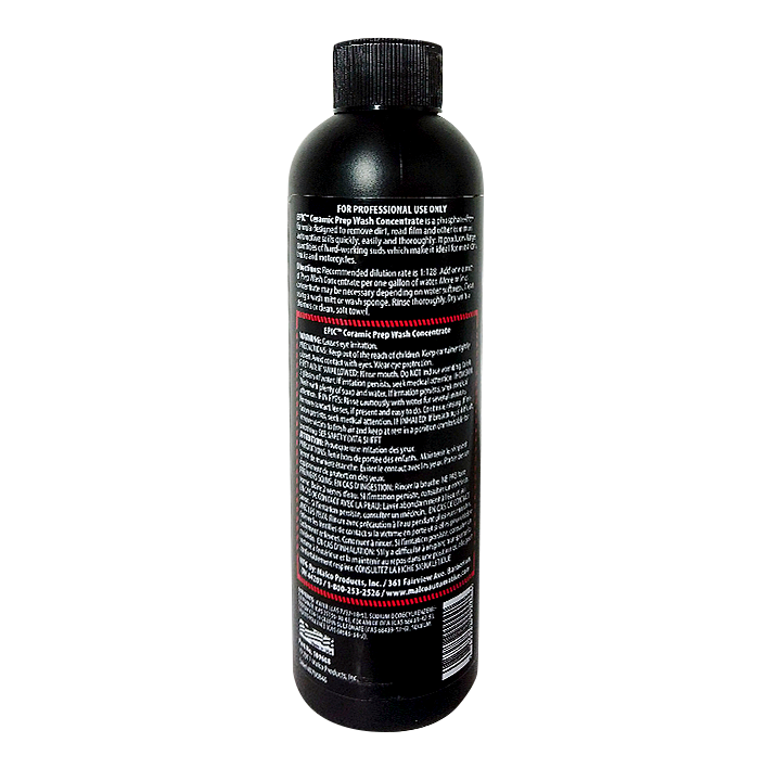 EPIC CERAMIC PREP WASH CONCENTRATE 8 OZ